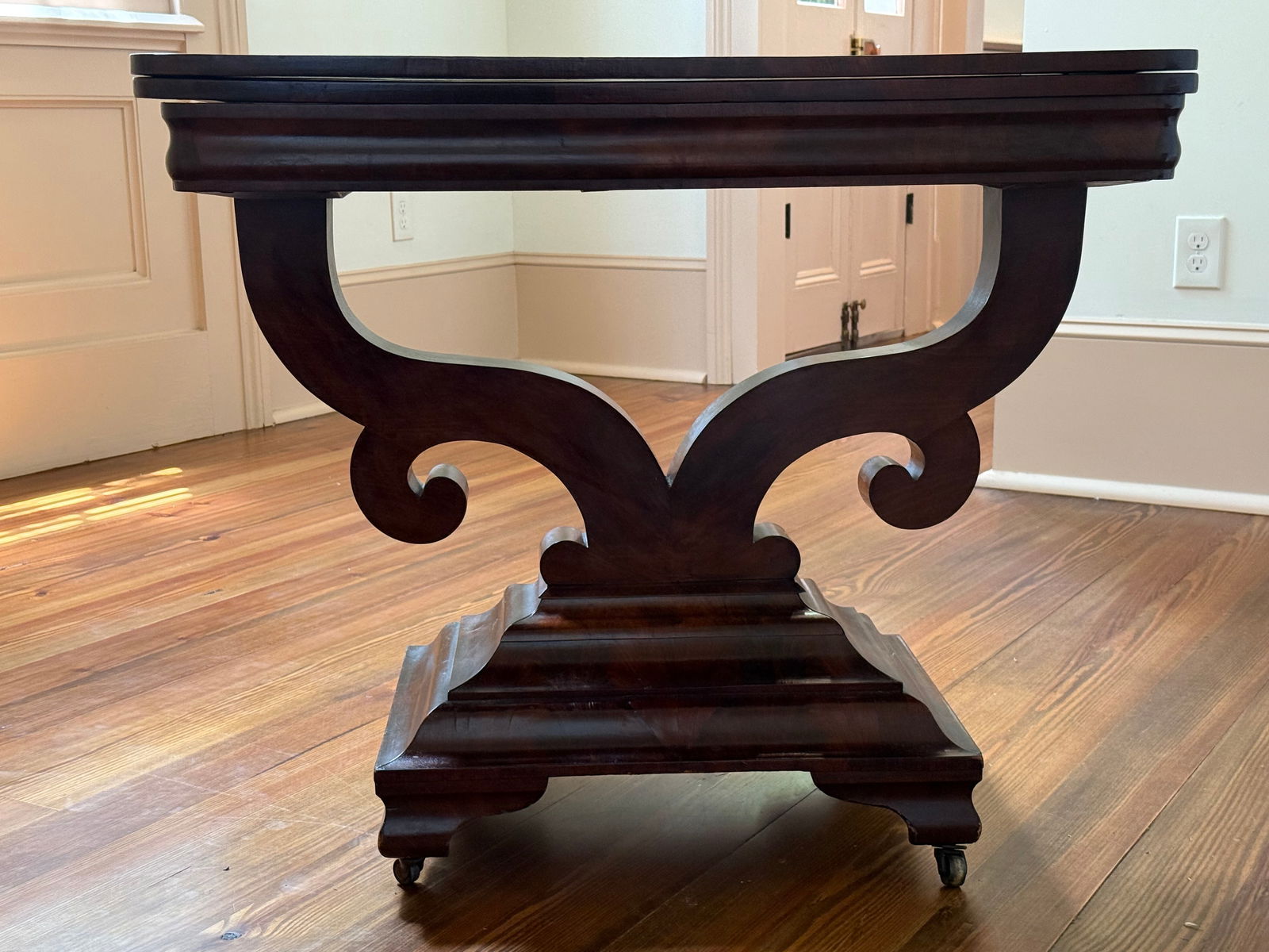 Empire Flame Mahogany Game Table C.1838 (1 of 11)