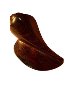 Ironwood carved shell c.1960