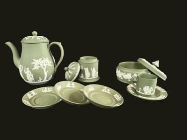 Multiple lot Green Wedgwood