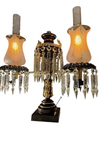 Argand Lamp Double Arm