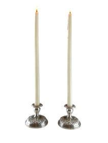 Repoussé by Kirk Sterling Silver Candlesticks - Pair