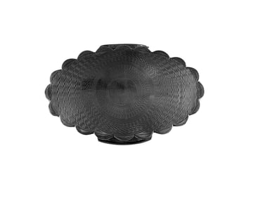 Sterling Silver Oval Box