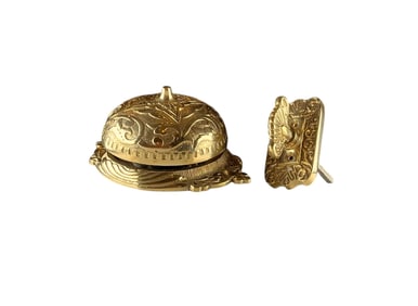 Brass twist door bell