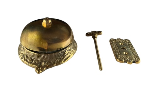 Brass twist door bell