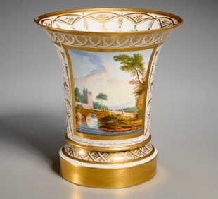 La Courtille Paris porcelain Vase c1790