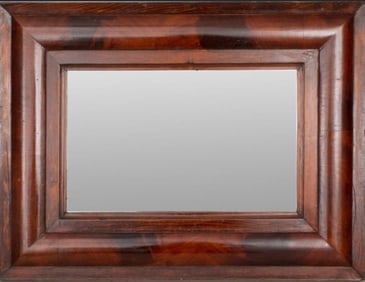 American Empire Mahogany Ogee Mirror