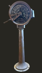 A. ROBINSON & Co. BRASS SHIP SPEED TELEGRAPH LAMP