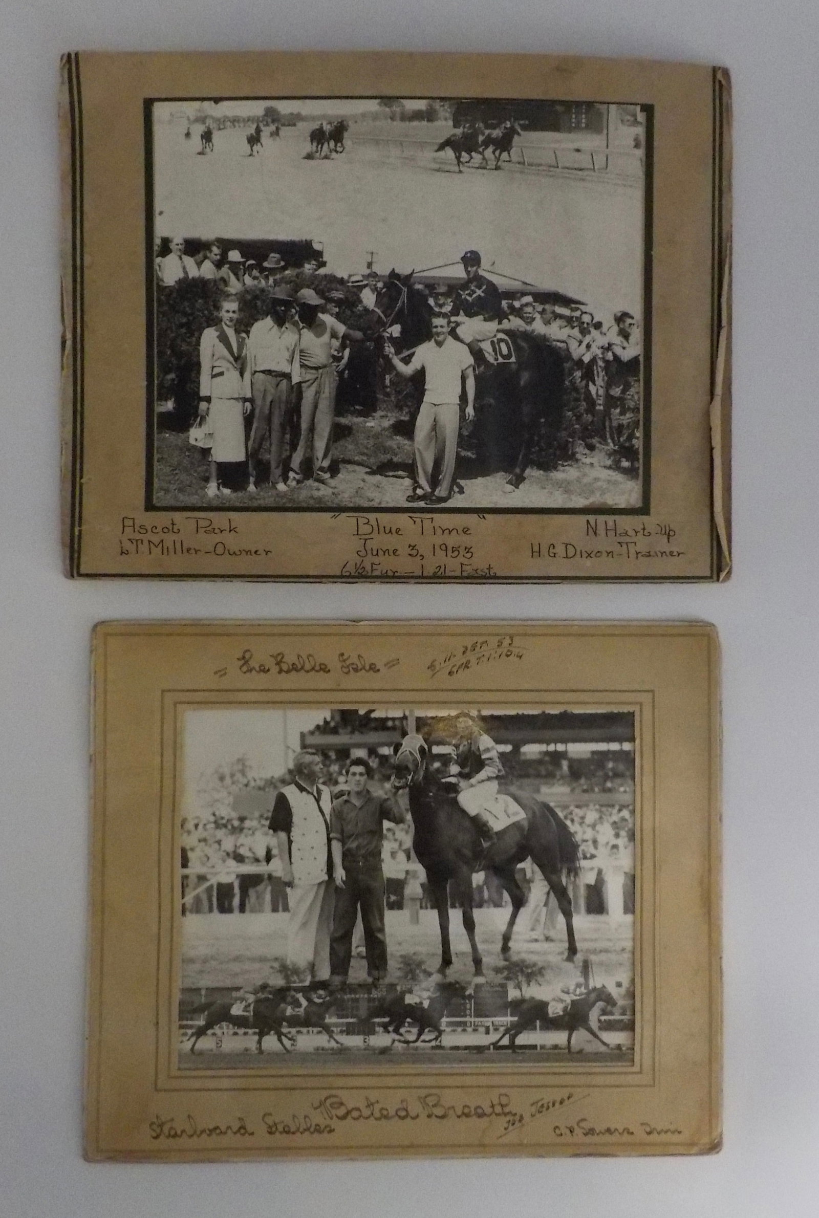 Antique Horse Racing Photo Pair (1 of 6)