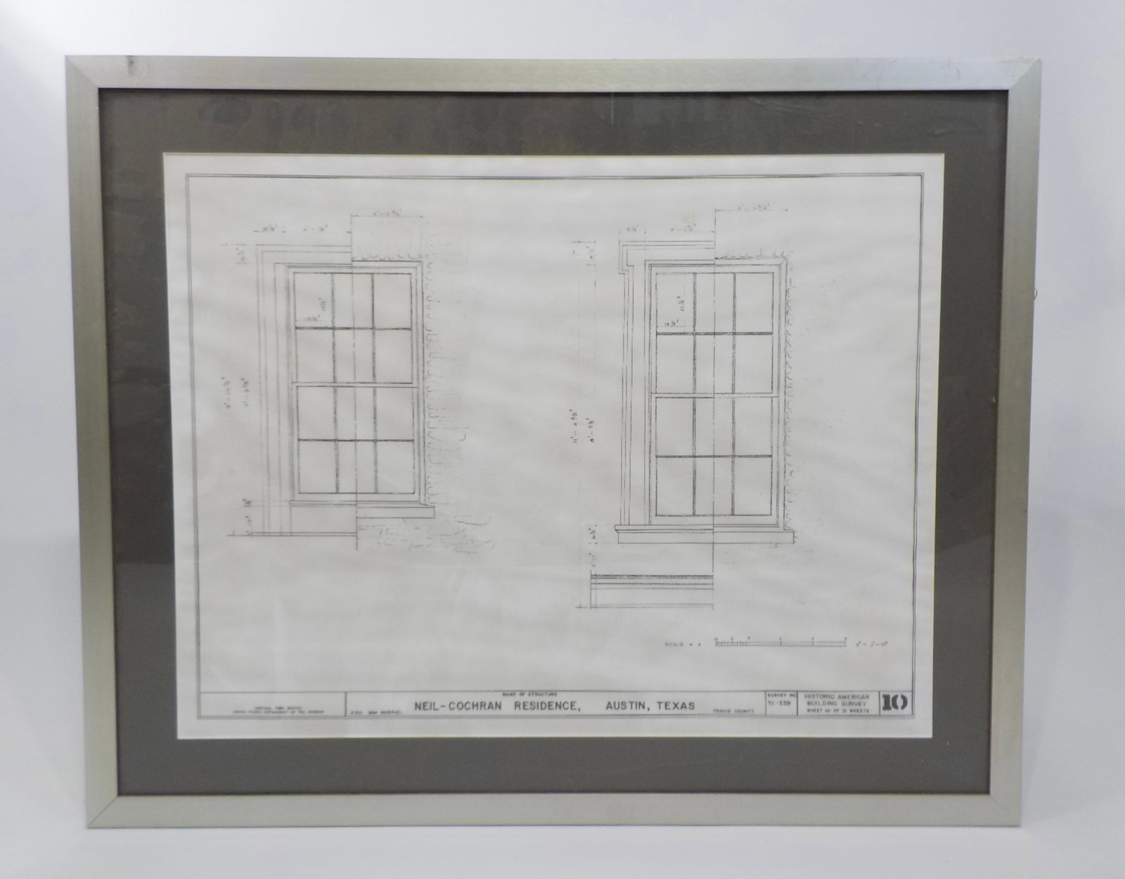 Southern Architectural Print Framed Pair (1 of 2)
