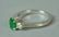 EMERALD & DIAMOND RING - 2