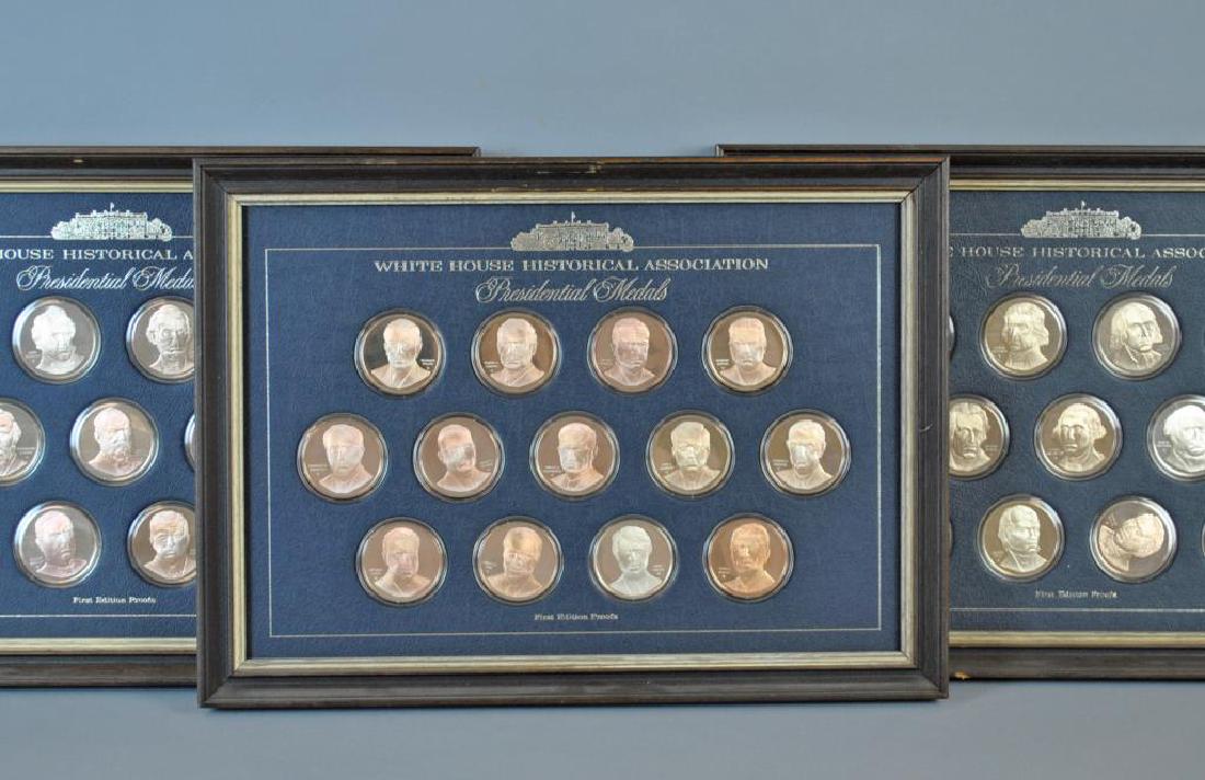 SET OF (39) STERLING SILVER PRESIDENTIAL MEDALS (1 of 2)