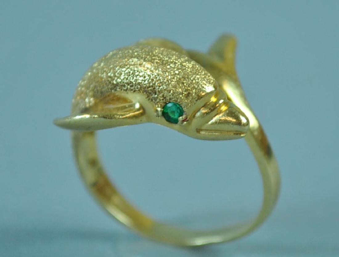 GOLD DOLPHIN RING (1 of 3)