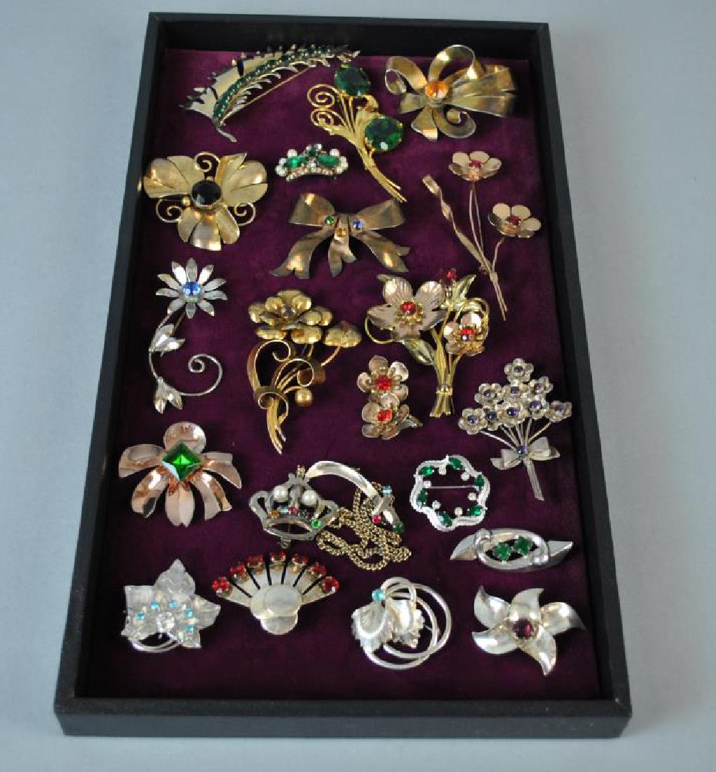 (20) PIECE VINTAGE STERLING JEWELRY GROUP (1 of 1)