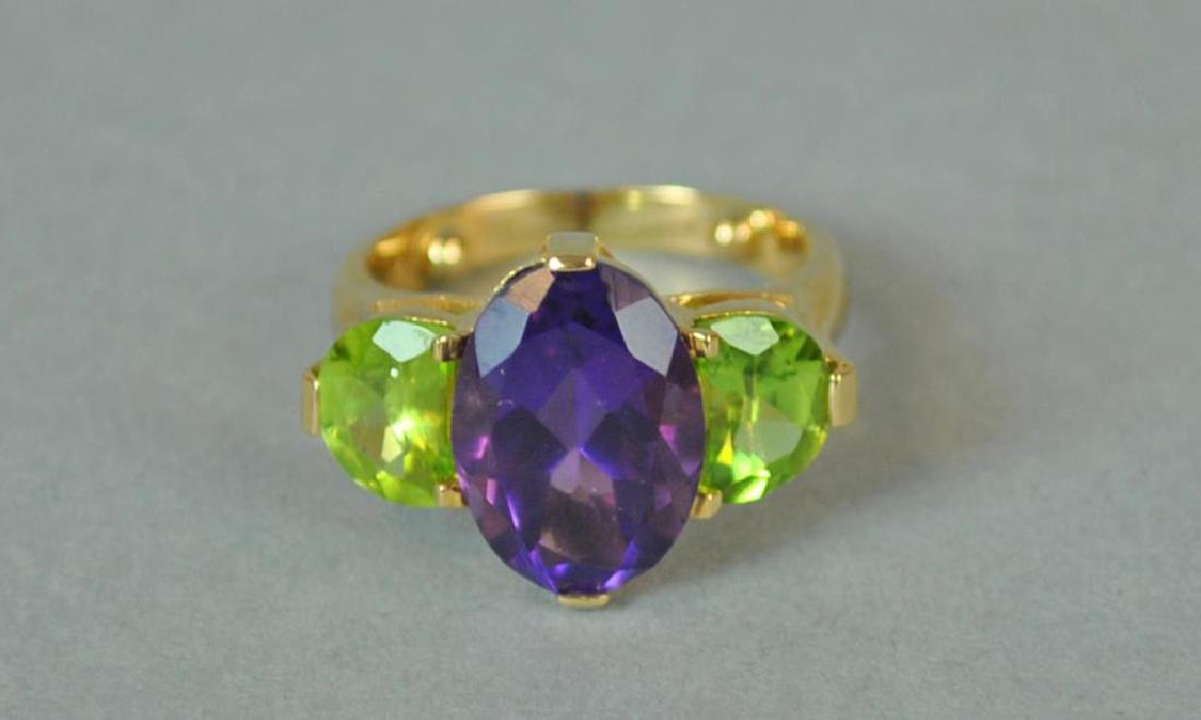AMETHYST & PERIDOT RING (1 of 4)