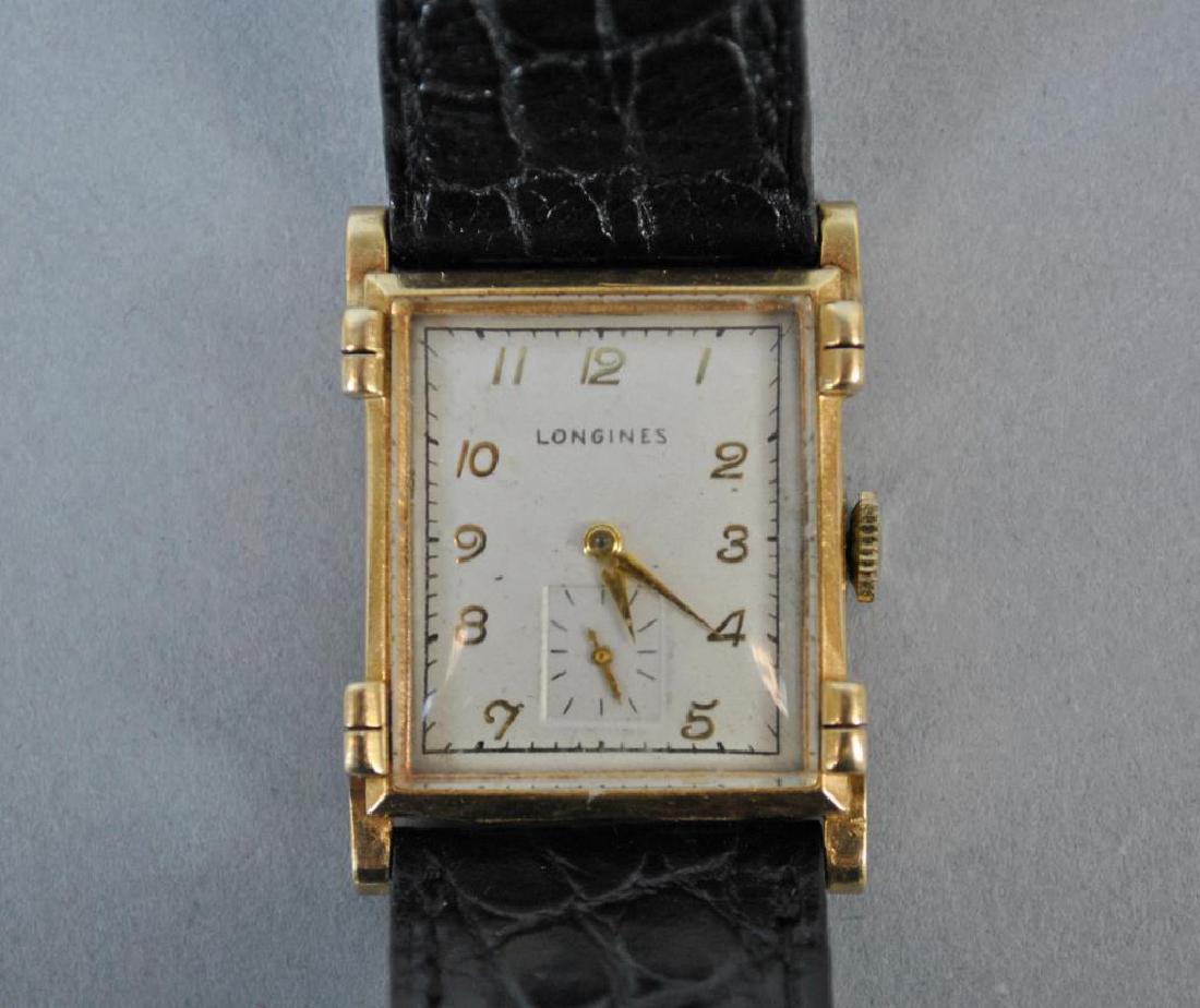 VINTAGE LONGINES GOLD LUG CASE WATCH (1 of 3)