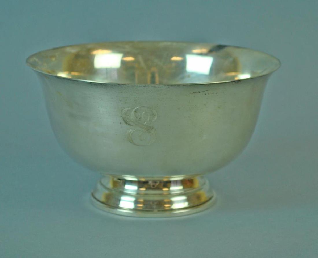 FINA STERLING PAUL REVERE 1768 FOOTED BOWL (1 of 1)