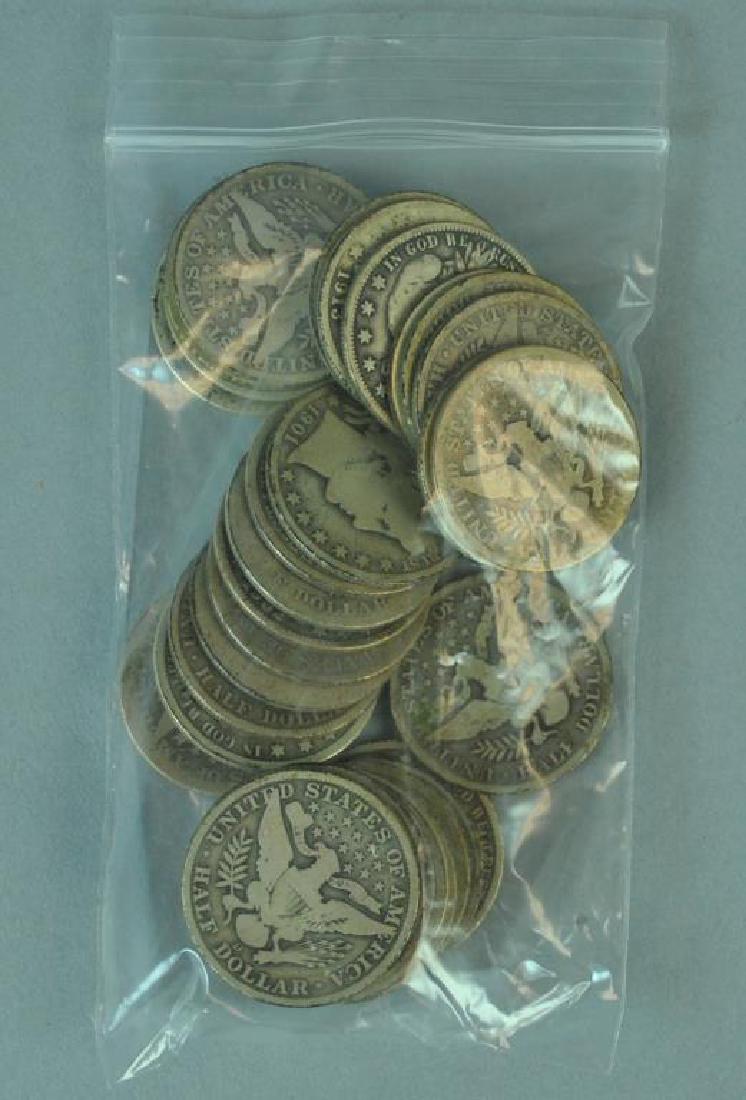 (32) BARBER SILVER HALF-DOLLAR COINS (1 of 1)