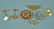 (6) PIECE GOLD & COSTUME JEWELRY GROUP