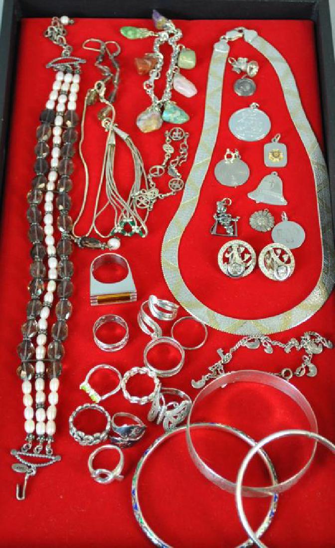 (32) PIECE STERLING JEWELRY GROUP (1 of 5)