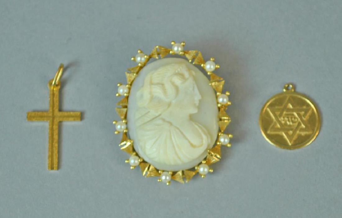 (3) PIECE GOLD JEWELRY GROUP (1 of 2)