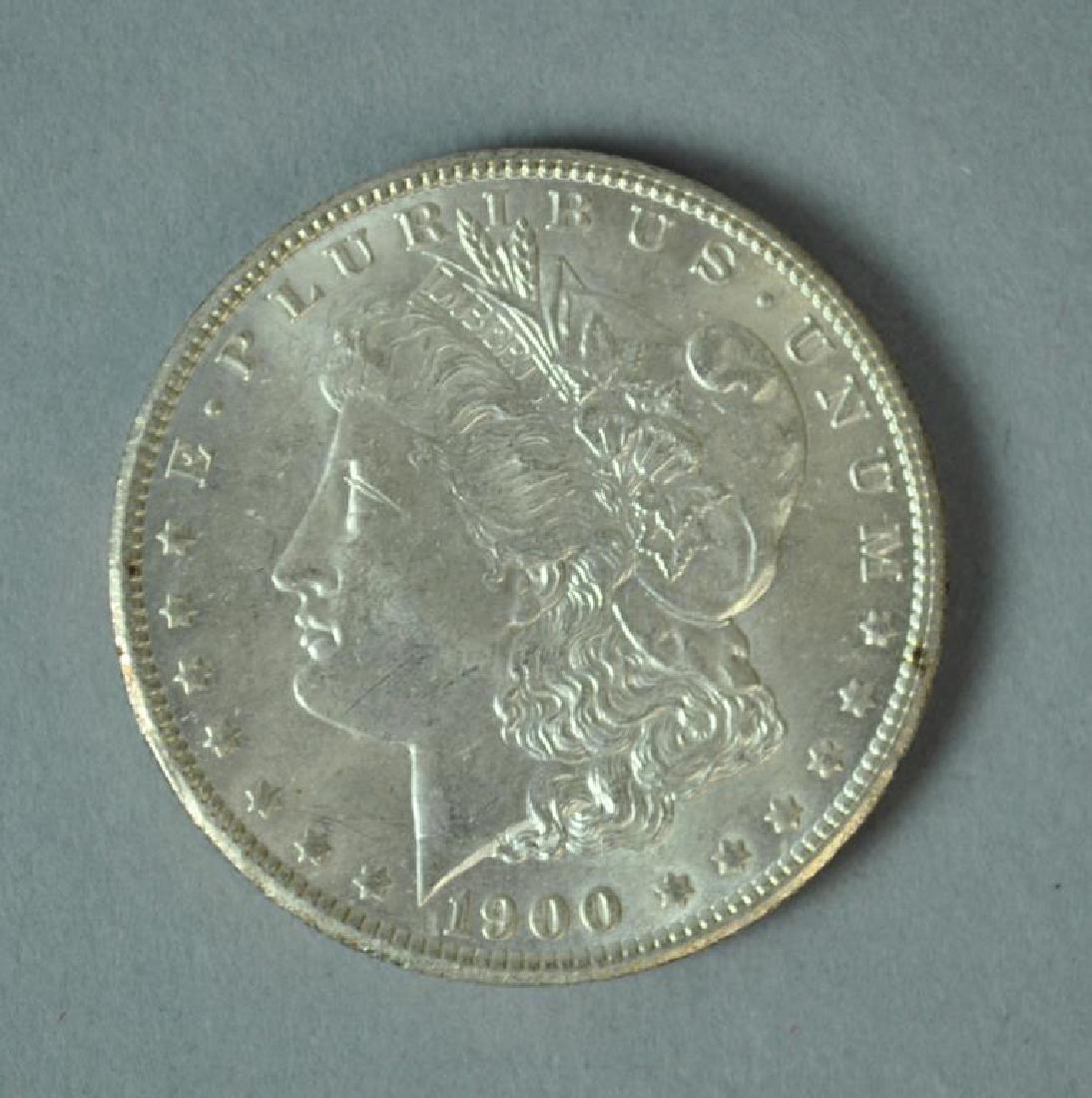 (6) MORGAN US SILVER DOLLAR COINS (1 of 2)