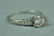 PLATINUM & DIAMOND ENGAGEMENT RING, 0.60CT