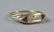 18K ART DECO DIAMOND & SAPPHIRE RING