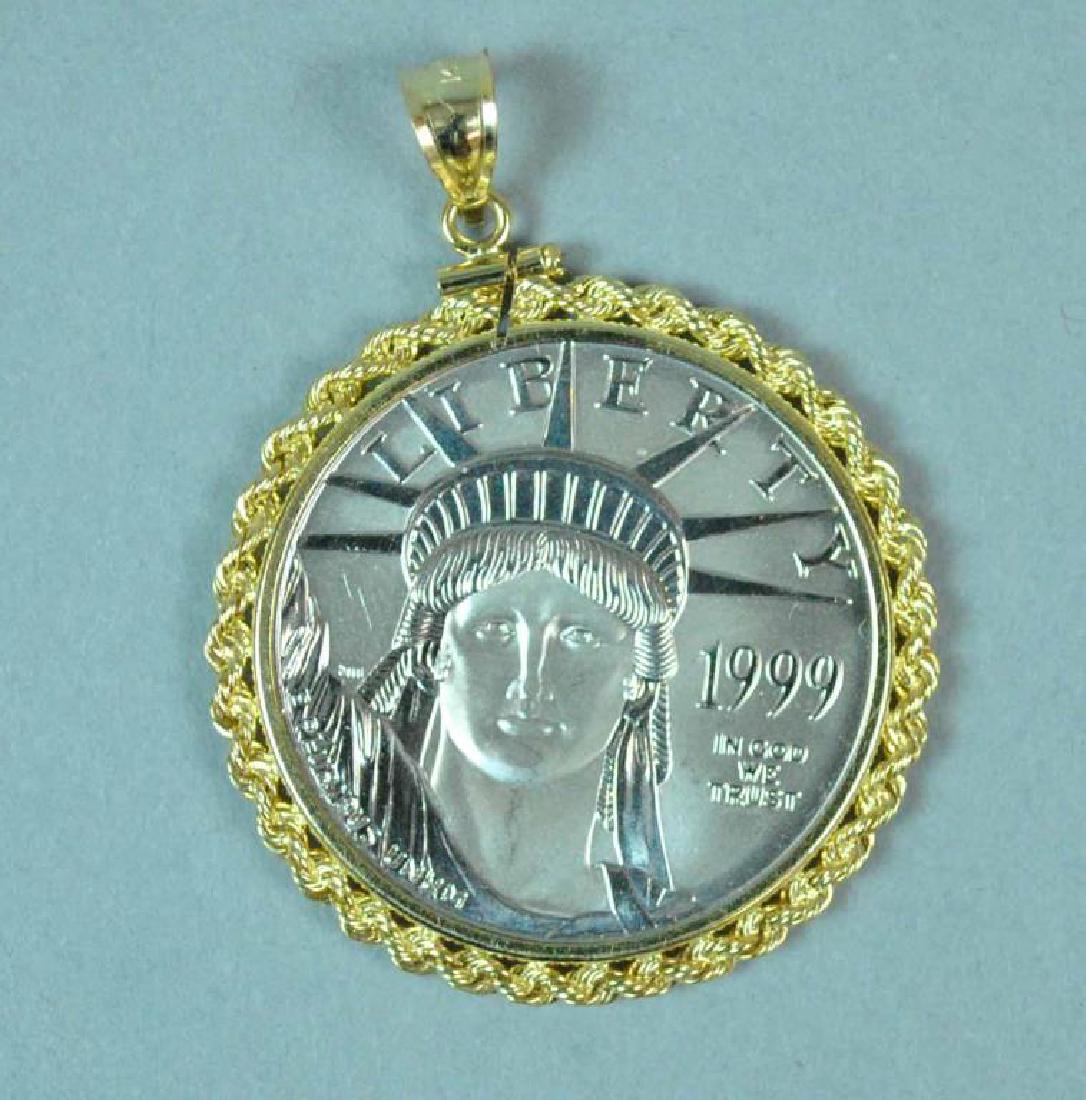 1999 PLATINUM AMERICAN EAGLE 1OZ. $100 COIN (1 of 2)