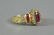 MARQUISE RUBY & DIAMOND RING - 2
