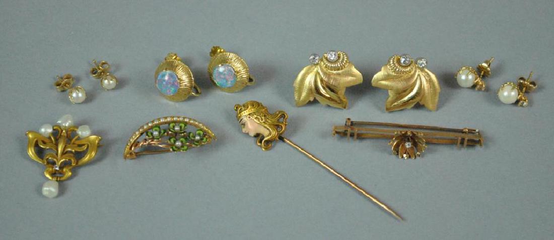 (8) PIECE GOLD JEWELRY GROUP (1 of 4)