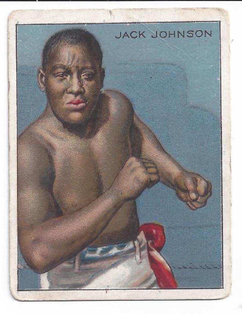 COLLECTION OF (93) MINERS EXTRA TOBACCO CARDS: including 39-‘Series of Champion Pugilists’ cards including Jack Johnson, Joe Jeannette, Sam Langford and many more, 53-‘Heroes of History’ cards including Betsy Ross, Tolstoi, Sitting Bull, G