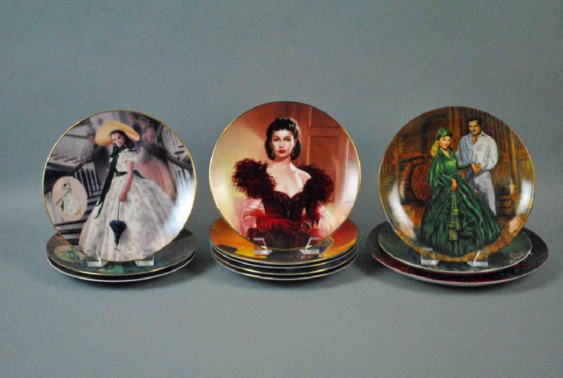 GROUP OF (11) GONE WITH THE WIND COLLECTOR PLATES (1 of 1)