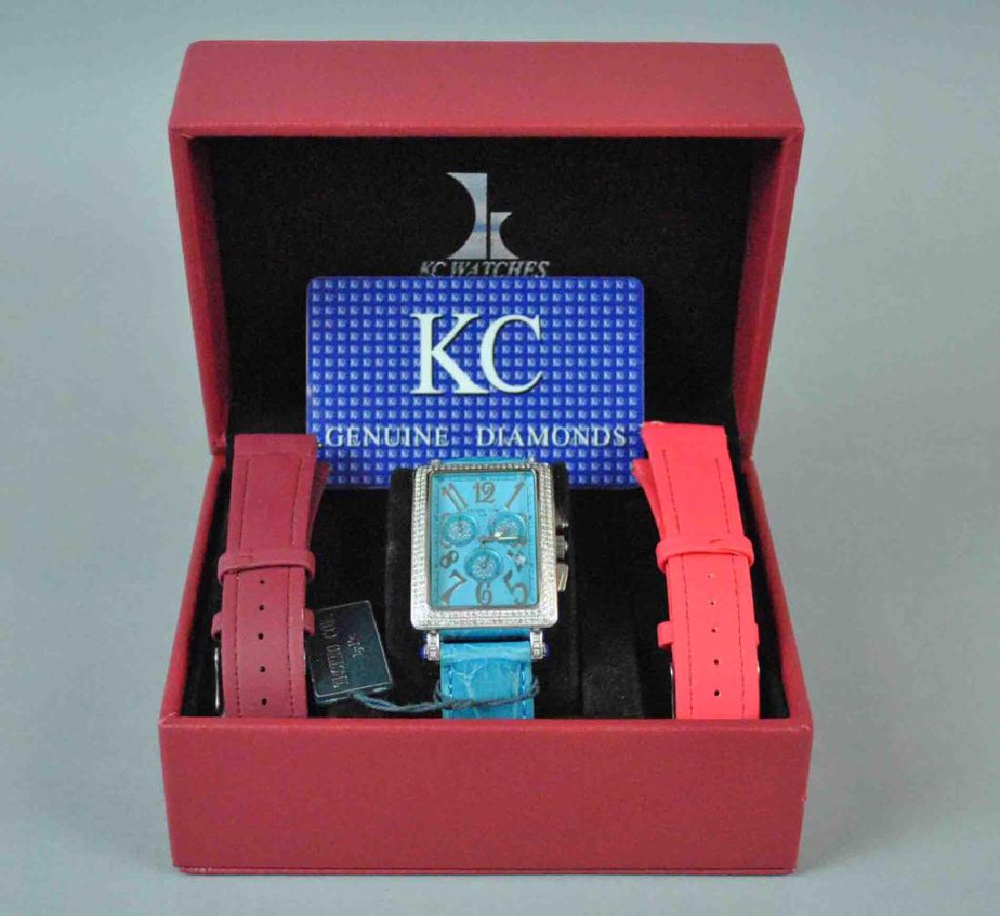 Techno Com By Kc Diamonds World Map Watch