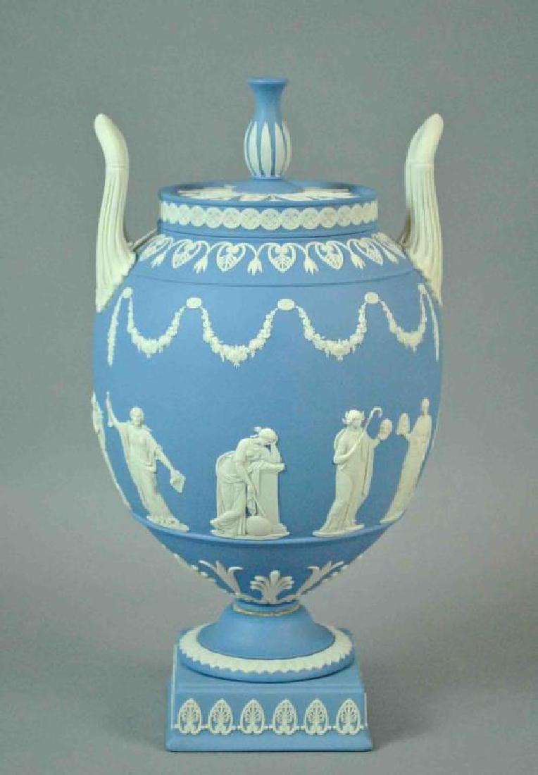 WEDGWOOD JASPERWARE URN (1 of 3)