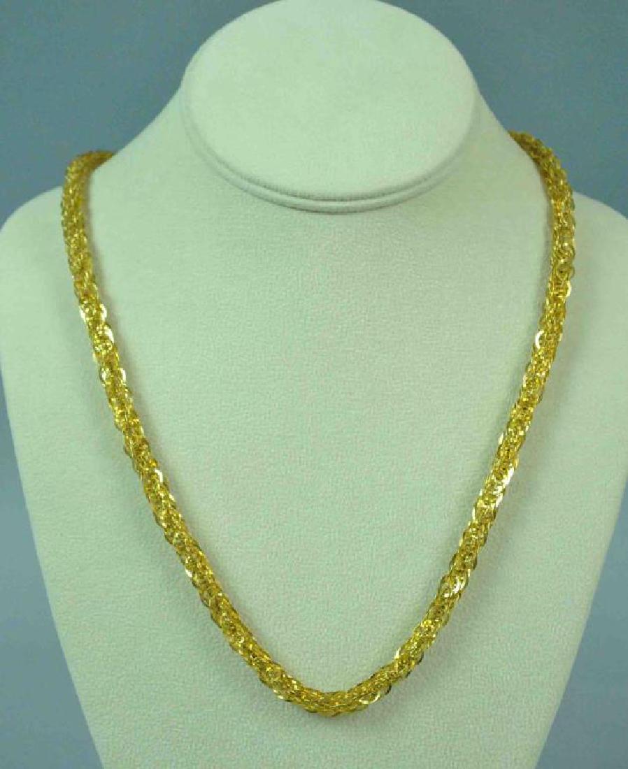 14K FANCY LINK NECKLACE (1 of 3)