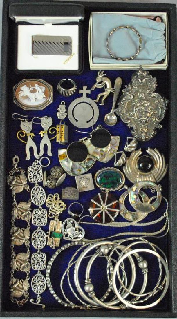 (30+) SILVER JEWELRY GROUP (1 of 7)
