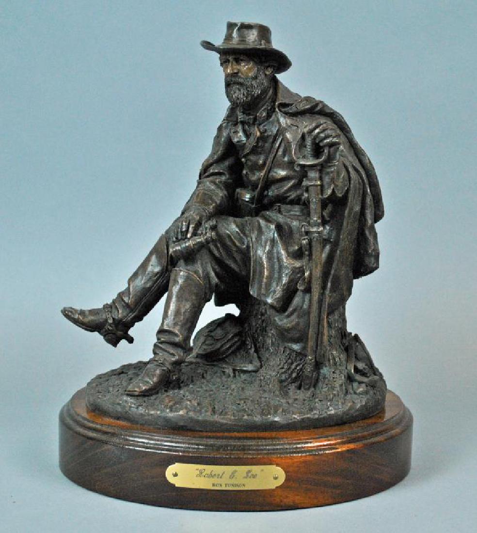 RON TUNISON BRONZED SCULPTURE - ROBERT E. LEE (1 of 5)