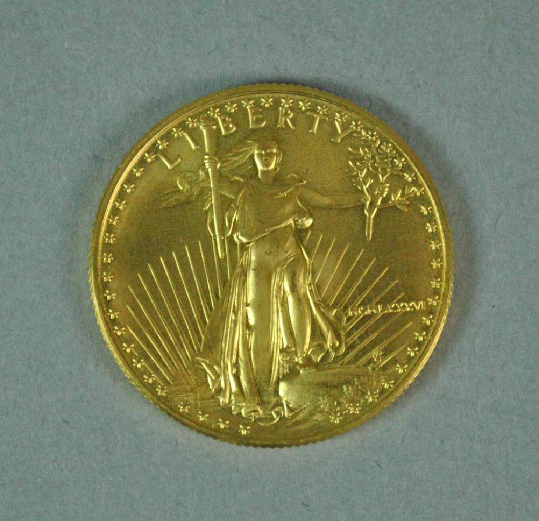 1986 US GOLD EAGLE $25 COIN (1 of 2)