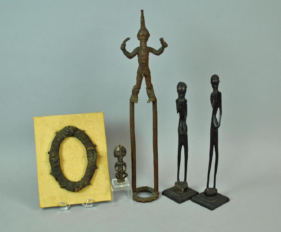 (5) PIECE AFRICAN MALE FIGURAL GROUP (1 of 3)