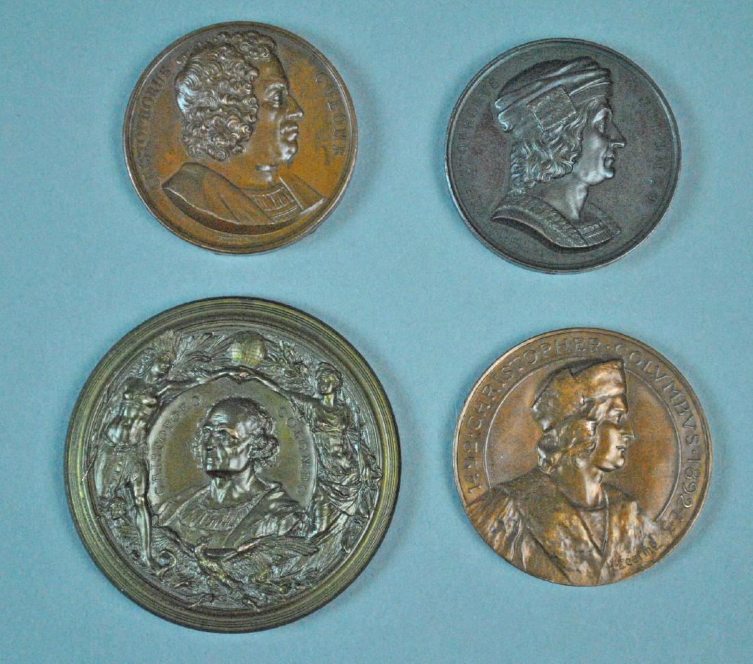 (4) CHRISTOPHER COLUMBUS BRONZE MEDALS (1 of 9)