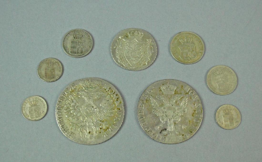 (9) VERY EARLY GERMAN STATES SILVER COINS (1 of 2)
