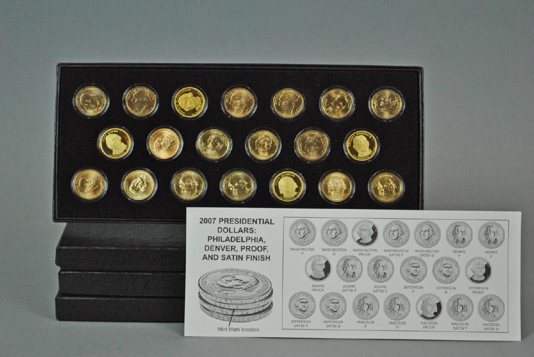 (4) BOXED SETS OF PRESIDENTIAL DOLLARS (1 of 1)
