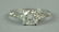 PLATINUM & DIAMOND ENGAGEMENT RING, 1.15CT