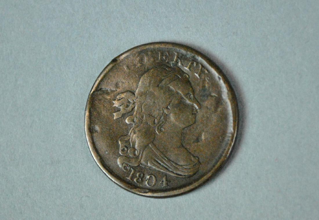 (13) US LARGE HALF CENT COPPER COINS (1 of 3)