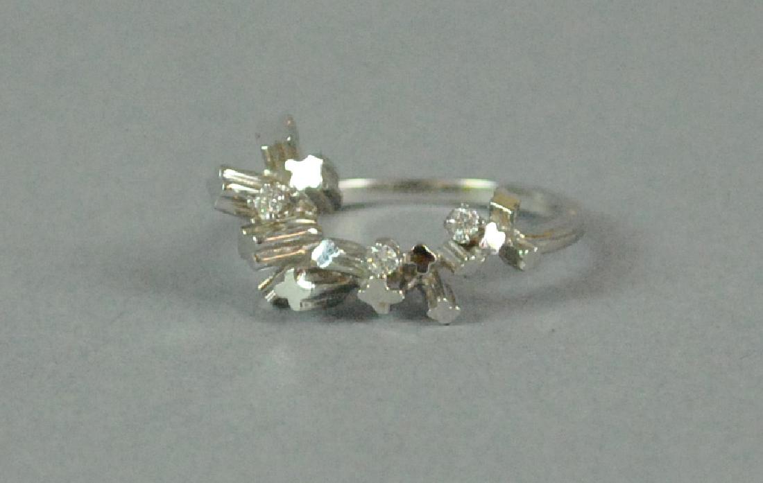 JOAN MICHLIN 14K DIAMOND RING (1 of 3)