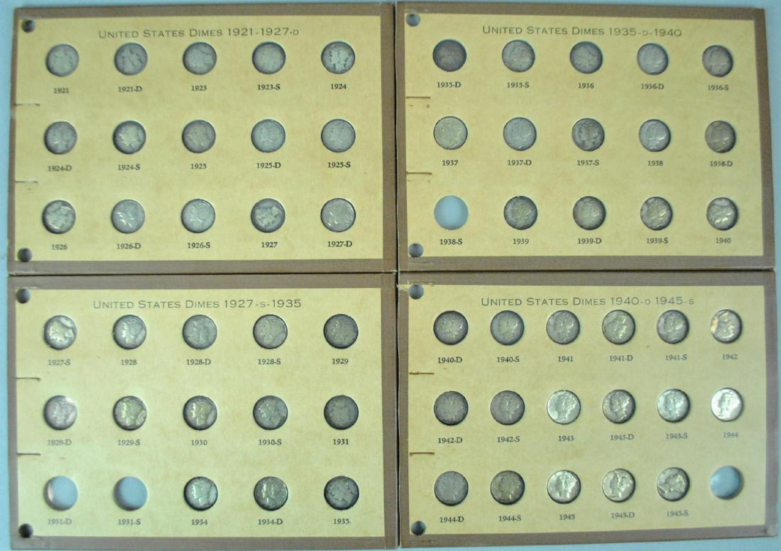 (57) PIECE MERCURY SILVER DIME COLLECTION (1 of 5)