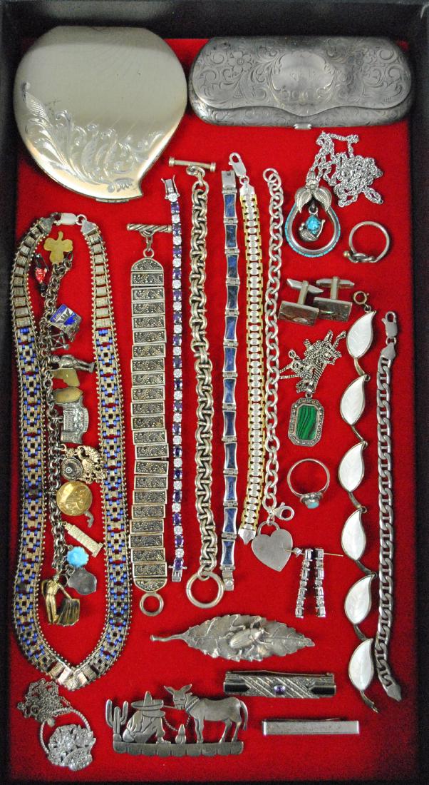 (20+) SILVER JEWELRY & OBJECTS GROUP (1 of 5)