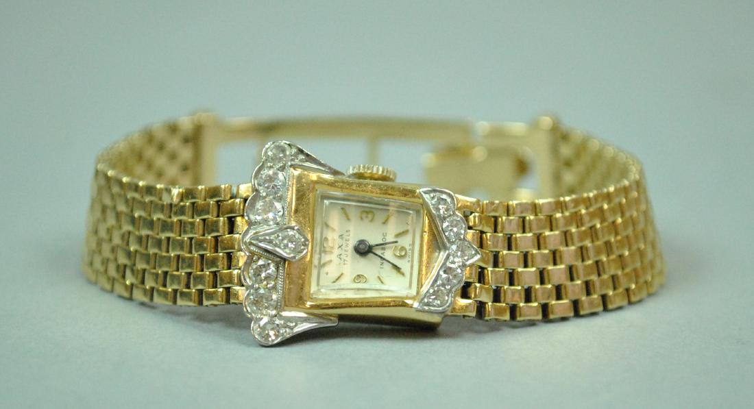 14K DIAMOND BRACELET WATCH (1 of 3)
