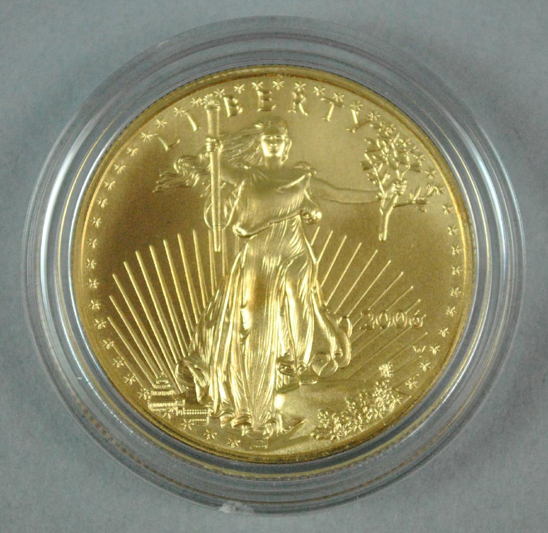 AMERICAN EAGLE 20TH ANNIV. GOLD/SILVER 2-COIN SET (1 of 8)