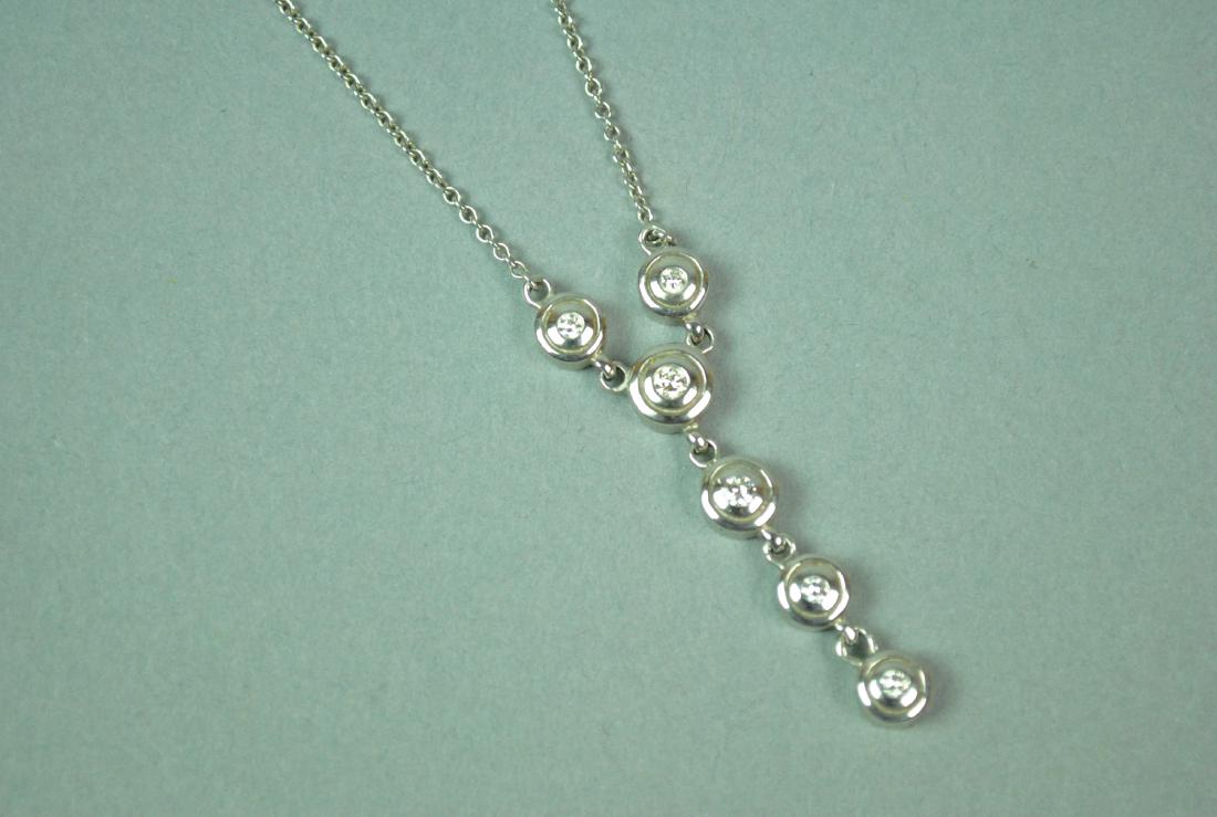 14K DIAMOND LAVALIER NECKLACE (1 of 3)